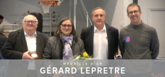 Gérard LEPRETRE récompensé de la médaille d’Or FFBB