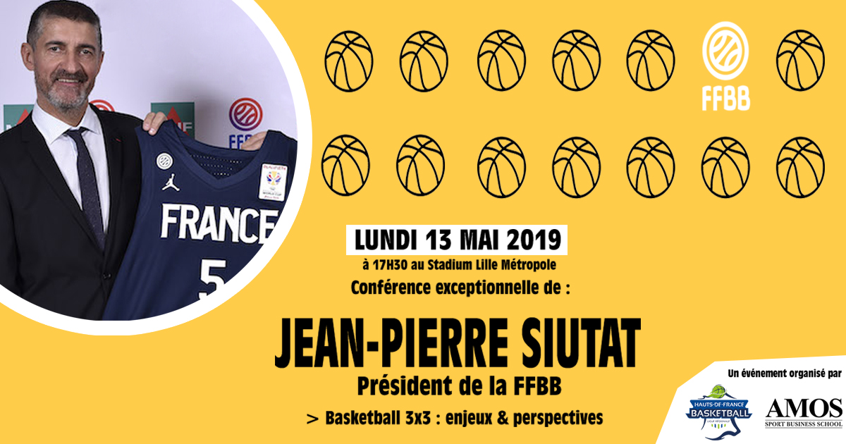 Conférence : Jean-Pierre Siutat, le 13 Mai au Stadium Lille.