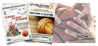 Lancement de l’opération Basket Solidaire (Téléthon & Ludopital)