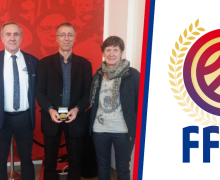 Daniel VANSTEENE, président de l’ALCB, reçoit la médaille d’Or de la FFBB.