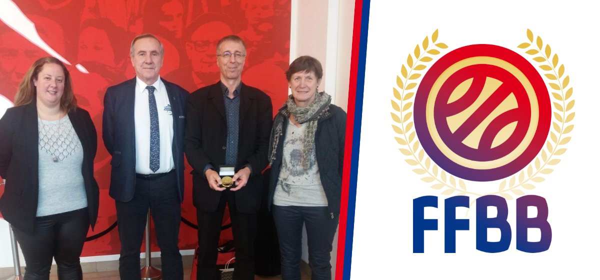 Daniel VANSTEENE, président de l’ALCB, reçoit la médaille d’Or de la FFBB.