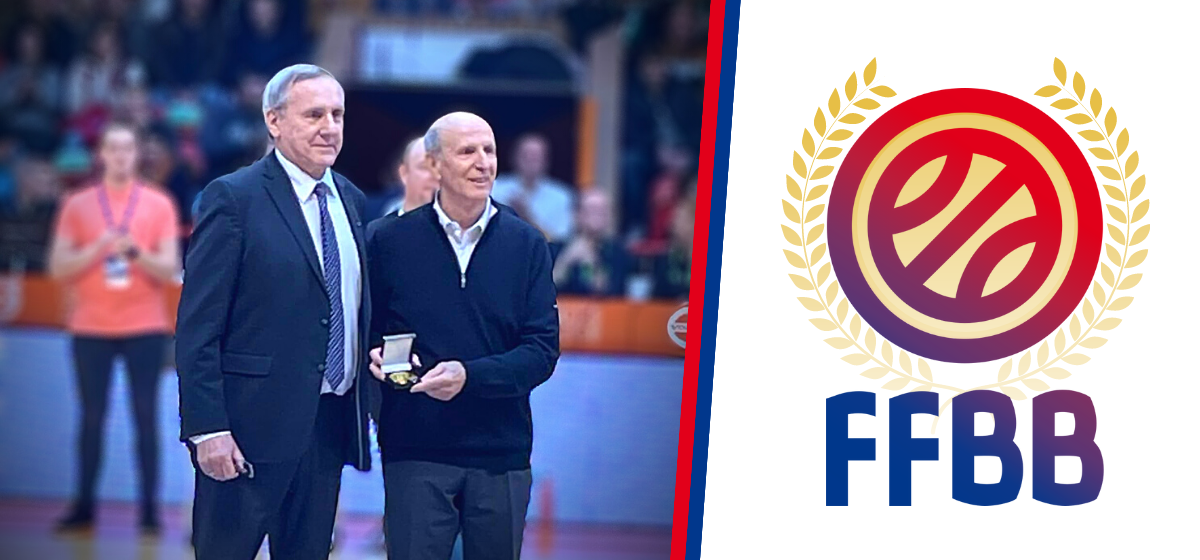 Christian DEVOS, président du BCM, reçoit la médaille d'OR FFBB