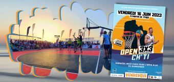 Deuxième édition de l’OPEN CH’TI 3×3, sur la plage de Dunkerque.