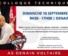 Colloque entraineur à Denain le 10 septembre 2023