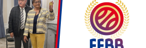 Martine HAINE (BB COTTEREZIEN) reçoit la médaille d’Or de la FFBB