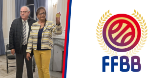 Martine HAINE (BB COTTEREZIEN) reçoit la médaille d’Or de la FFBB